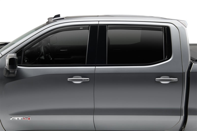 AVS 07-13 Chevy Avalanche Ventvisor Low Profile Window Deflectors 4pc - Matte Black