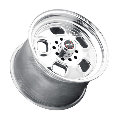 Weld Rodlite 15x14 / 5x4.5 & 5x4.75 BP / 7.5in. BS Polished Wheel - Non-Beadlock Weld Wheels - Forged