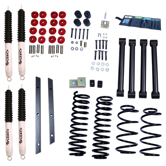 Rugged Ridge 2in Lift Kit with Shocks 97-02 Jeep Wrangler TJ Rugged Ridge Lift Kits