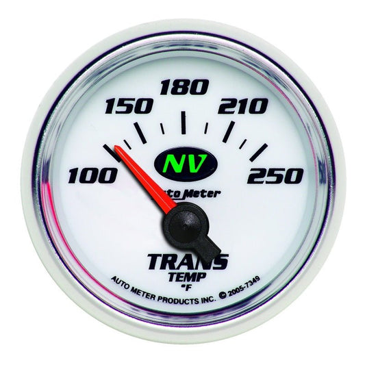 Autometer NV 2 1/16in 100-250 Deg F Digital Transmission Temp Gauge AutoMeter Gauges