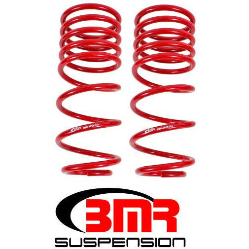 BMR 82-02 3rd Gen X-Body Rear Handling Version Lowering Springs - Red BMR Suspension Lowering Springs