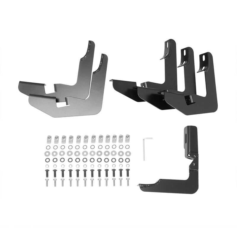 Westin 2015-2018 Ford F-150 SuperCrew PRO TRAXX 5 Oval Nerf Step Bars - Black