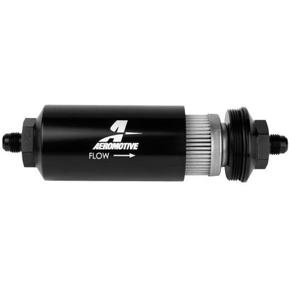 Aeromotive In-Line Filter - (AN-06 Male) 100 Micron Stainless Steel Element Aeromotive Fuel Filters