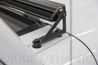 Diode Dynamics 18-21 Jeep JL Wrangler/Gladiator Hood Bracket Kit