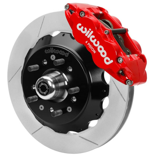 Wilwood 70-81 FBody/75-79 A&XBody FNSL6R Frt Brk Kit 12.88in Rtr Red Caliper Use w/ Pro Drop Spindle Wilwood Big Brake Kits