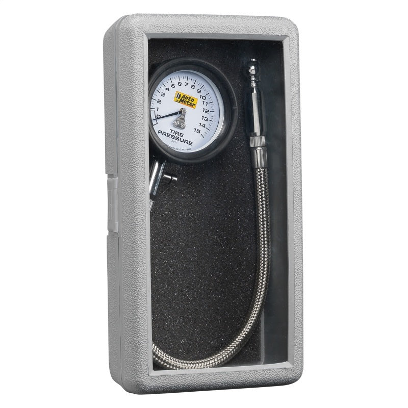Autometer 0-15PSI Lo-Pressure Tire Pressure Gauge AutoMeter Gauges