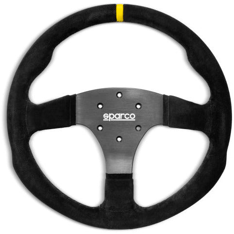 Sparco Steering Wheel R330B Suede w/ Button SPARCO Steering Wheels