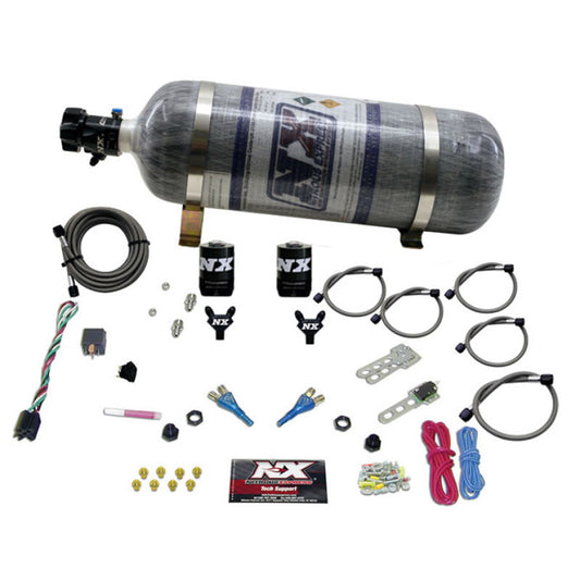 Nitrous Express Dodge EFI Full Race Dual Nozzle Nitrous Kit (100-300HP) w/Composite Bottle