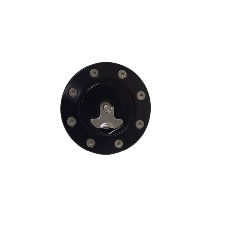 Ridetech Universal Locking Gas Cap (Black Anodized) Ridetech Fuel Caps