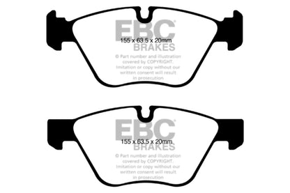 EBC 08-10 BMW 128 3.0 Redstuff Front Brake Pads