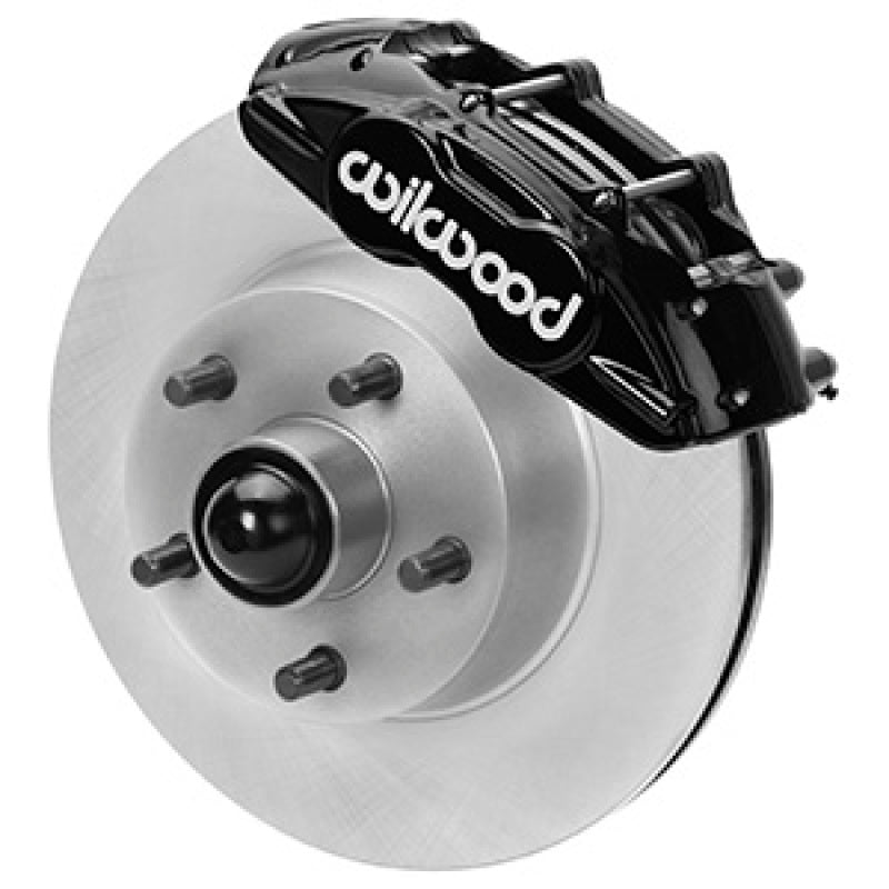 Wilwood 65-67 Ford Mustang D11 11.29 in. Vtd. Brake Kit w/ Flex Lines Wilwood Brake Kits - Performance Drill