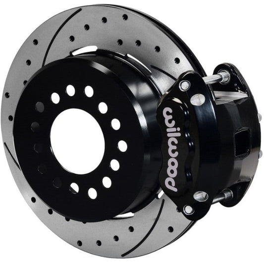 Wilwood D154 Rear 12.19in P-Brake Kit 2.75in-2.81in Offset - Black Wilwood Big Brake Kits