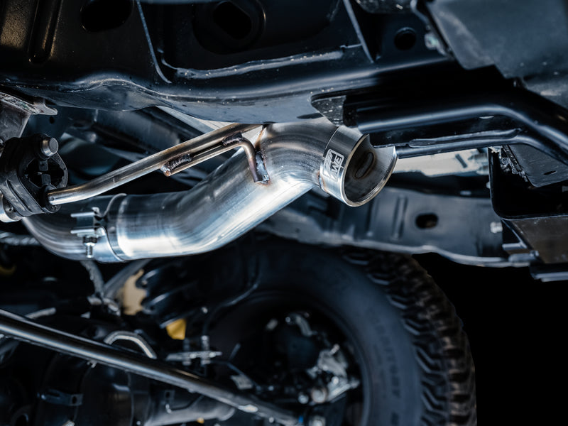 AWE Tuning 2021+ Ford Bronco 0FG Exhaust (No Tips) w/ Bash Guard