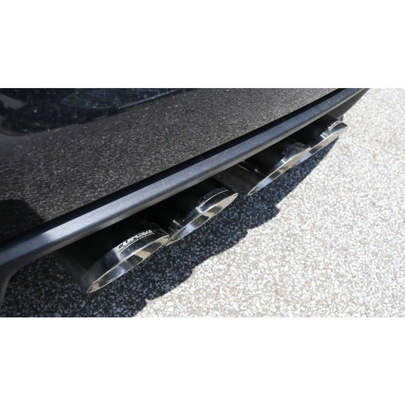 Corsa 09-13 Chevrolet Corvette (C6) 6.2L Polished Xtreme Axle-Back Exhaust w/4.5in Tips CORSA Performance Axle Back