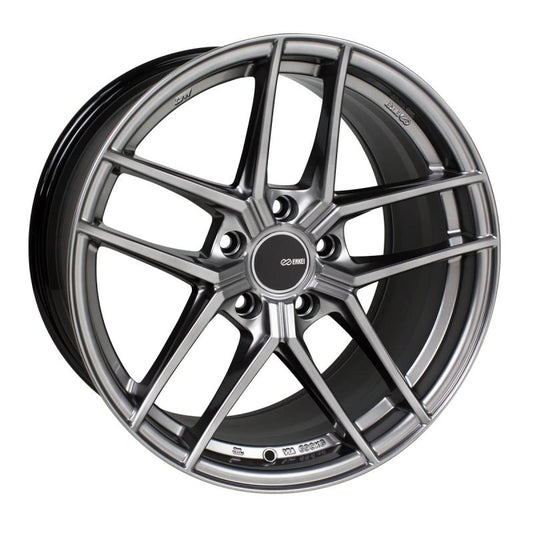 Enkei TY5 18x8.5 5x114.3 35mm Offset 72.6mm Bore Hyper Silver Wheel Enkei Wheels - Cast