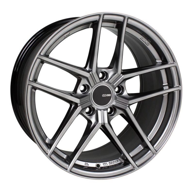 Enkei TY-5 19x9.5 5x120 35mm offset 72.6mm Bore Hyper Silver Enkei Wheels - Cast