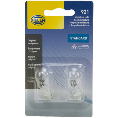 Hella Bulb 921 12V 16W W21X95D T5 (2) Hella Bulbs