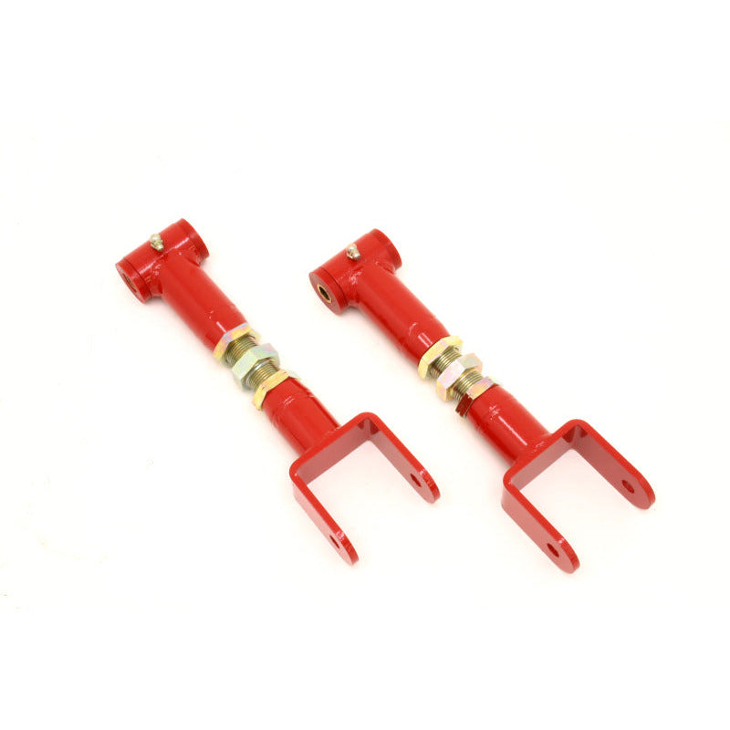 BMR 91-96 B-Body Upper Control Arms On-Car Adj. STD. Length (Polyurethane) - Red BMR Suspension Control Arms