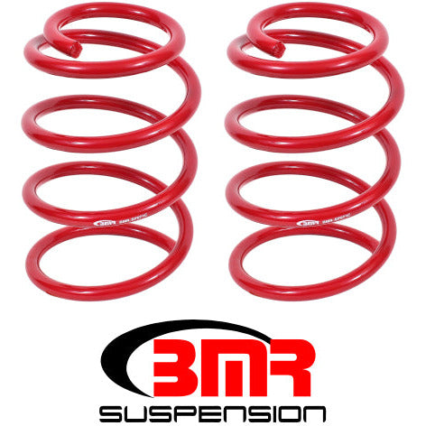 BMR 07-14 Shelby GT500 Front Performance Version Lowering Springs - Red BMR Suspension Lowering Springs