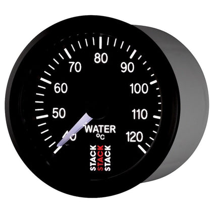 Autometer Stack 52mm 40-120 Deg C 1/8in NPTF Male Pro Stepper Motor Water Temp Gauge - Black AutoMeter Gauges