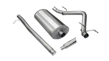 Corsa 2009-2013 Chevrolet Silverado Reg. Cab/Long Bed 1500 4.8L V8 Polished Sport Cat-Back Exhaust