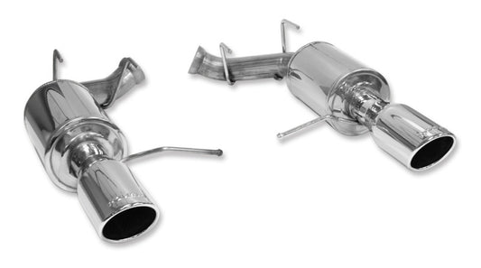 ROUSH 2011-2014 Ford Mustang V8 Enhanced Sound Dual Axle-Back w/ Round Tips Roush Axle Back