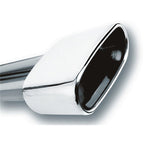 Borla 1.78in Inlet x 6.69in Outlet x 5.63in L 3in Rectangular Univ Exhaust Tip Borla Tips