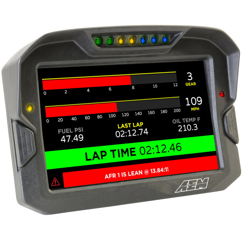 AEM CD-7 Non Logging Race Dash Carbon Fiber Digital Display (CAN Input Only) AEM Gauges