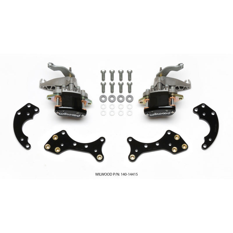 Wilwood P/S Retrofit Kit w/MC4 P-Brake Forged Dynalite Pro Street 12.19in Rear Kits Wilwood Big Brake Kits