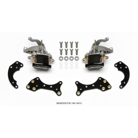 Wilwood P/S Retrofit Kit w/MC4 P-Brake Forged Dynalite Pro Street 12.19in Rear Kits Wilwood Big Brake Kits