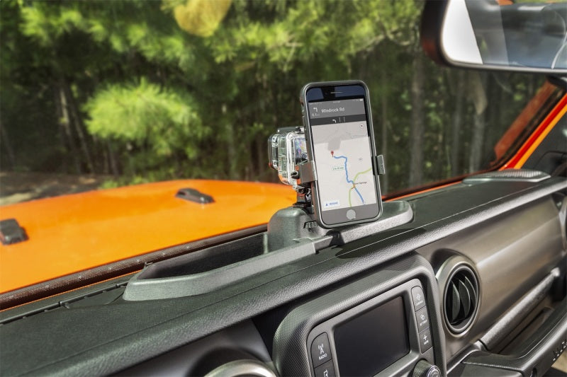 Rugged Ridge Dash Multi-Mount w/Phone Holder 18-20 Jeep JL/JT Rugged Ridge Dash & Interior Trim