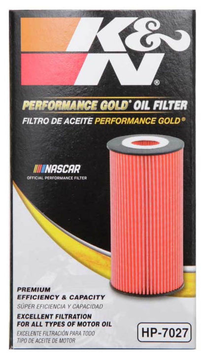 K&N Performance Oil Filter for 09-19 GM 1.4L / 1.6L / 1.8L w/ Hengst Filter Housing