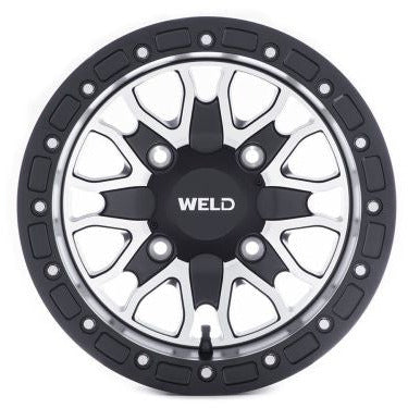 Weld UTV RF Series Raptor U501 14x10 Raptor Beadlock 4x136 5BS Satin BLK MIL Weld Wheels - Cast