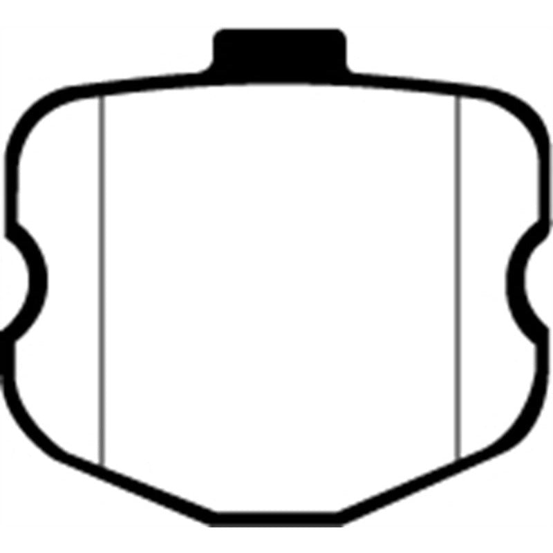 EBC 06-08 Chevrolet Corvette (C6) 7.0 (Z06) Yellowstuff Front Brake Pads EBC Brake Pads - Performance