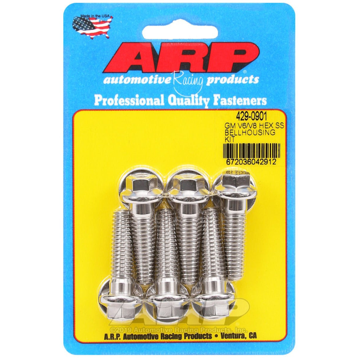 ARP GM V6/V8 SS Hex Bellhousing Bolt Kit ARP Hardware Kits - Other