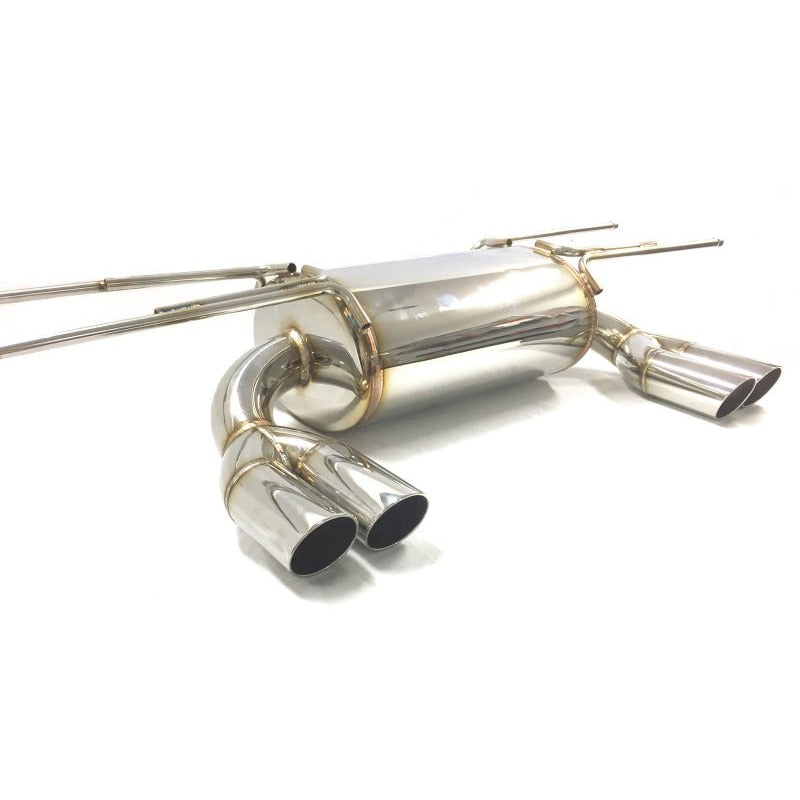 AVO 2016+ Mazda Miata ND MX5 2.0L Dual Twin 2in Rolled Tip Exhaust (Incl 5in Metal Cat Converter) AVO Catback