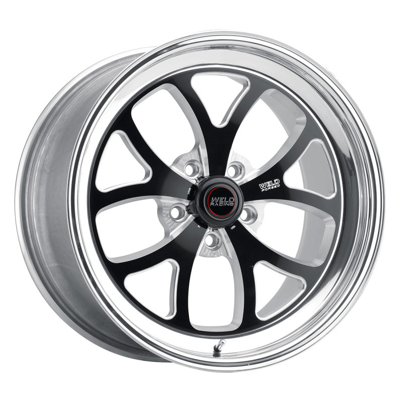 Weld S76 20x7 / 5x115mm BP / 2.8in. BS Black Wheel (High Pad) - Non-Beadlock Weld Wheels - Forged