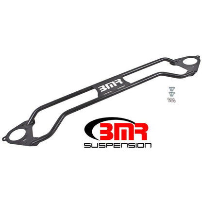 BMR 16-17 6th Gen Camaro Front Twin Tube Design Strut Tower Brace - Black Hammertone BMR Suspension Strut Bars