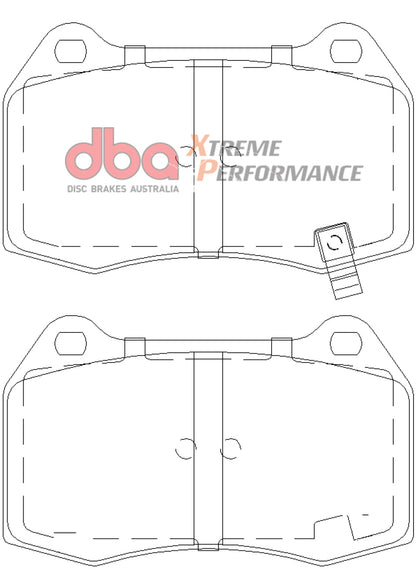 DBA 03-07 G35 w/ Brembo XP650 Front Brake Pads