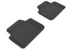 3D MAXpider 2006-2011 BMW 3 Series/X3 E90/E83 Kagu 2nd Row Floormats - Black
