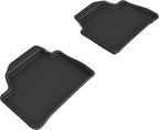 3D MAXpider 12-19 BMW 1 Series Kagu Rear Floor Mat- Black