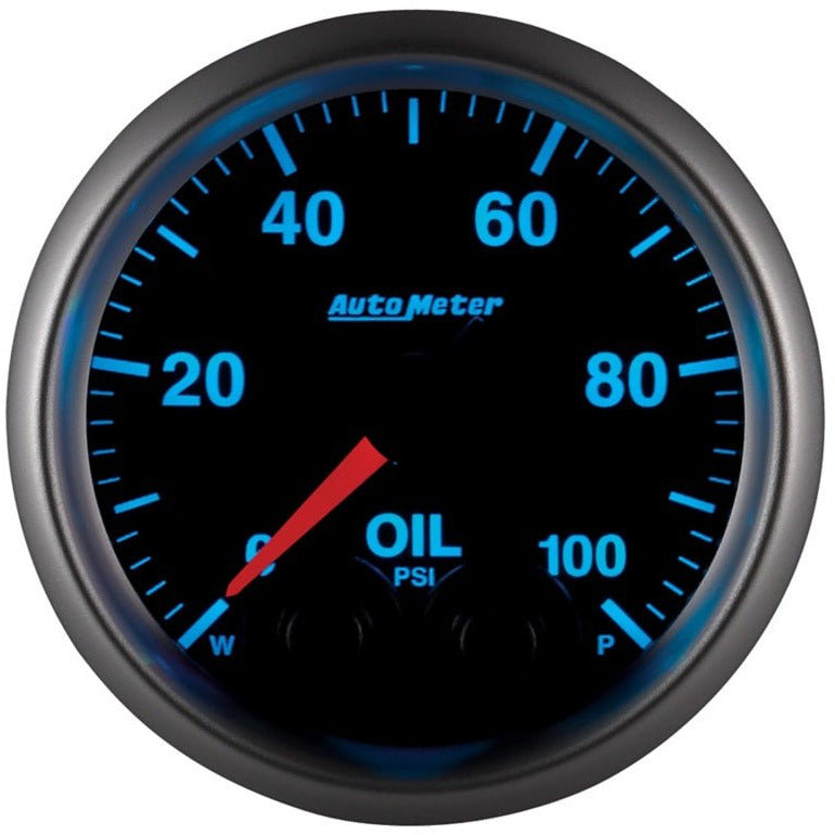 Autometer Elite 52mm Oil Pressure Peak and Warn Gauge w/ Electonic Control AutoMeter Gauges