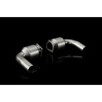 Akrapovic 10-13 Porsche 911 Turbo/Turbo S (997) Link Pipe Set w/ Cat (Titanium) Akrapovic Connecting Pipes