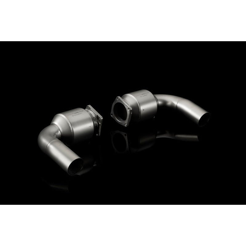 Akrapovic 10-13 Porsche 911 Turbo/Turbo S (997) Link Pipe Set w/ Cat (Titanium) Akrapovic Connecting Pipes