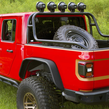 Rugged Ridge 21+ Jeep Gladiator (JT) Steel Tube Rear Fender Flare Kit - Black Rugged Ridge Fender Flares