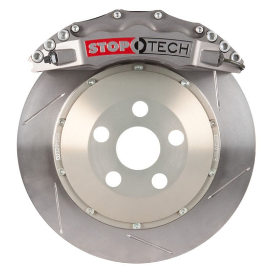 StopTech 14-15 Chevy Corvette Z51 Front ST-60 Trophy Anodized Calipers Slotted 380x32mm Rotors Stoptech Big Brake Kits