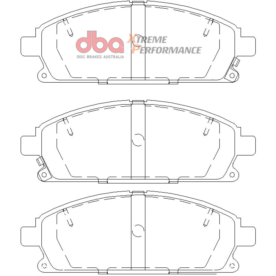 DBA 96-04 Nissan Pathfinder XP650 Front Brake Pads DBA Brake Pads - Performance