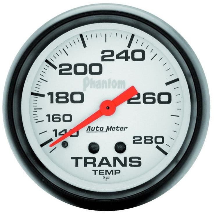 AutoMeter Gauge Transmission Temp 2-5/8in. 140-280 Deg. F Mechanical Phantom AutoMeter Gauges