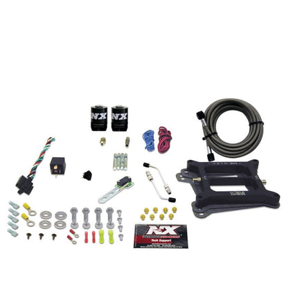 Nitrous Express 4150 4-BBL/Alcohol Nitrous Kit (100-500HP) w/o Bottle Nitrous Express Nitrous Systems