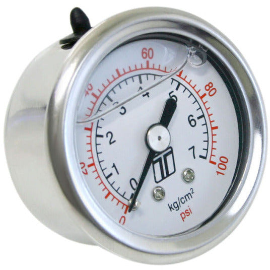 Turbosmart FPR Gauge 0-100psi Liquid Fill Turbosmart Gauges